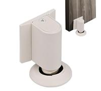 Door Catch For Bottom Of Door - Sturdy Design Feature, 3 pouces External Holding Device, Weatherproof Home Office Component, Durable Silver Metal Fastener | Utility Tool For Gaps & Stoppers