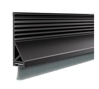 Door Draft Stopper - 39 Inch Bottom Seal Strip | TPE Brush Door Seal - Nano Composite Noise Dust Wind Blocker Self Adhesive Doors Gap Filler for Home Window Energy Saving Insulation