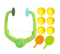 Door Frame Pong Practice Trainer - 20x26cm Adjustable Racket Ball Set, Portable Indoor Exercise Equipment, Interactive Skill Training, Fun Physical Activity | Home Bedroom Living Room Workout Fitness