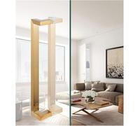 Door Handle Home Barn Door/Modern Entry Door Pulls Stainless Steel Shower Door Handles with Brushed Nickel Finish(Gold,Length 120cm(47inch))