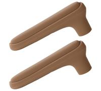 Door Handle Lever Covers - Silicone Anti-Collision Sleeves 2-Pack | Flat Door Handle Protectors for Kids Safety in Bedroom Bathroom Study Room 5.94x2.32x1.1 inches
