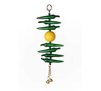 Door Hanging Metallic Nimbu Mirchi Buri Nazar Battu Evil Eye Indian Traditional Accessories/Good Luck Charm Protection from Negativity Interior Home/Office/Door/Wall Hanging Showpiece(Size:-9")
