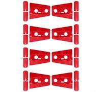 Door Hinge Covers for pour pour jeep pour wrangler pour jk 2007-2017 Black ABS(Red)