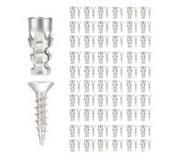 Door Hinge Repair, Serrated Expansion Bolts with Thread Fixing Design, Hard | Serrated Four-way Expansion Bolt Cabinet Hinge Repair Kit for Wood Brick Wall Panel Cabinet Bathroom Home