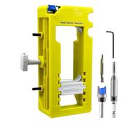 Door Hinge Template - Mortising Router Jigs, Woodworking Lock Guide Tools | Cut Accurate Square or Rounded Corner Door Hinge Mortises Effortlessly Without Manual Chiseling Work Using This Jig.