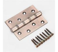 Door Hinges Stainless Steel Room 4 Inch Bearings Hinge 3mm Thick Heavy Connector 2Pcs(2Pcs Copper)