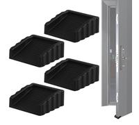 Door Holder, Rubber Wedge Stopper, 2.44x2.44 X 0.98 Inches, Compact Versatile Non Slip 2 Way Design Room Privacy Tool, Safety Blocker for Home, Hotel and Apartment Security