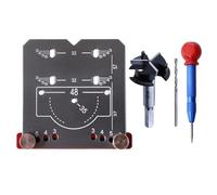 Door Jamb Router Jig - Precision Woodworking Tool for Renovation Projects | Pocket Hole Kit with Adjustable Template & Accurate Mounting Features for Home Improvement and Positioning Tasks