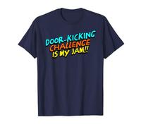 Door-Kicking Challenge Viral Social Media Meme Gen Z Drôle T-Shirt