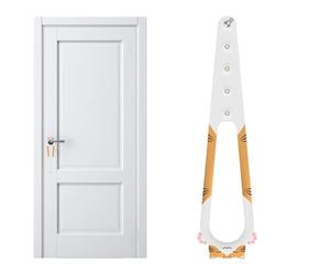 Door Latch for Cats Keep Dogs Out - Multifunctional Pet Stopper, Flexible Anti Dog Entry Clip, Secure Indoor Control Device | Cat Safe Zones, Kitchen & Bedroom Protection, Easy Install Home Barrier