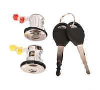 Door Lock Cylinder Set for pour nissan pour frontier 98-04 Silver