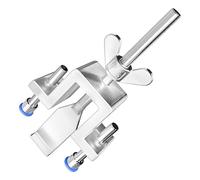 Door Lock, Hotel Locks, No-Drill Portable Latch Device, Privacy Blocker Tool, Versatile Safety Bolt for Students, Women, Garage, Bedroom and House Use, 3.94 Inches, Silver