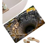 Door Mat - 40x60cm Entryway Rug, Hole Optical Illusion Rug, Non-Slip Optical Illusion Carpet, Opticals Illusions Rugs for Playroom Patio Bedroom Room Kitchen Apartment Hotel Party Decorations