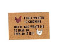 Door Mat Funny Chicken Pattern Outdoor Rugs Entrance Welcome Doormat Decorative Carpet 40x60cm Front Door Mat