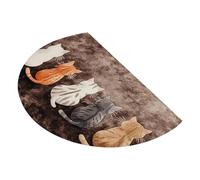 Door Mat - Indoor Entrance Non Slip Absorbent | Cat Print Floor Mat Cute Decorative Muddy Paws Rug Dirt Trapping Design for Entryway, Porch, Kitchen, Bathroom, Bedroom, Outdoor Use