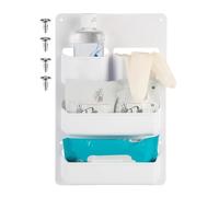 Door Mount Holder - RV Storage Organizer | Multi Compartment Rack - Dürable ABS Space Saving Box Designed To Organize Gloves Tissues Containers And Essentials For RV Boat Trailer Home And Travel Use