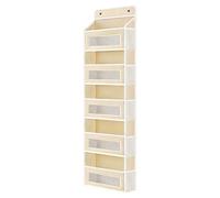 Door Organizers And Storage - Behind The Door Organizer | 5-Tier Basket 44 Lb Load | Organizer Over The Doors Storage For Nursery Closet Bathroom Kitchen Pantry Bedroom Laundry Rv Home Apartment Dorm