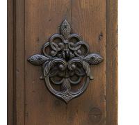 Door Pull - Retro Decorative Antique Finish, Courtyard Door Handle For Apartment | Businesses Rental Bakeries Home Dormitory Hotel, 20x19.5cm/7.87x7.68 Inches