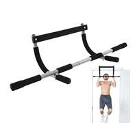 Door Pullup Bar - Pipe Standard Size | Padded Grip Hangable Fitness Bar | Home Gym Strength Training Equipment For Pullups Chin Ups Upper Body Workout And Daily Exercise Use