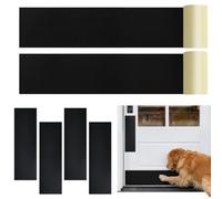 Door Scratch Protector Dog - Flexible Self-Adhesive Scratching Plate | Door Dog Scratch Protector | for Vehicles RV Kitchen Floor Wall Window Furniture Couch Sofa
