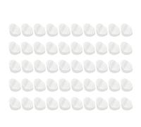 Door Screw Plugs - 50 Pieces White Door Window End Caps, Locking Plugs Drilling Cover for Dor | Window Cabinets Fences Tables Chairs Furniture, Protectors Shelf Brackets, 0.8x0.6x0.3cm