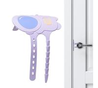 Door Slam Preventer, Adjustable Gate Pinch Guard, Creative Cartoon Astronaut Silicone Latch Cover, Soundproof Door Stopper for Home, Nursery, and Child Safety