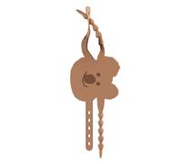 Door Slam Silencer - 9.69x3.23 pouces Président en bois pour les portes, la forme de koala avec absorption de choc pour la chambre des, la bibliothèque, l'appartement, la pépinière, la classe,