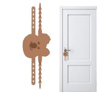 Door Slam Stopper - 9.69x3.23 pouces Portes Close Tamps pour l'appartement, Protecteur compact avec absorption de choc en forme de koala, fournitures de réduction du bruit pour la bibliothèque, salle