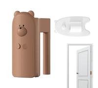 Door Stopper - 2.6 Inch Anti Slam Guard | Silicone ABS Finger Pinch Protector Soft Door Safety Device For Bedroom Bathroom Living Room Hinge Safety Home Use