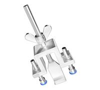 Door Stopper, Portable Door Lock, Aluminium Alloy and Stainless Steel No-Drill Privacy Security Latch, for Travelers, Apartment, Home, Bedroom, Hotel, Everyday Use, 70g