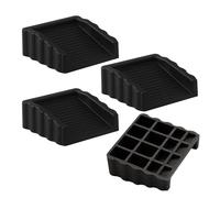 Door Stopper Wedge, Anti-Slip Door Holder, Safety Stop Block, Lightweight Two-Way Grip Design, Floor-Friendly Protection, for Room Privacy Home Hotel Work Place Security Use 2.44x2.44x0.98 inches