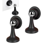 Door Stopper with Magnet - 2 Pieces Adhesive Magnetic Catch for Door