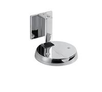 door stoppers, Butée de porte réglable coupe-vent, mécanique, autobloquante, support robuste en alliage de zinc, quincaillerie de verrouillage,for doors(Normal Bright Chrome)