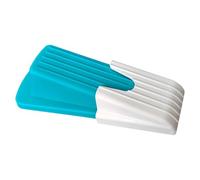 Door Stops for Floor, Non-Scratching Wedge Blocker 4.88x2.17x1.38 inches, Noise-Proof Adhesive Design, Rubber Material, Ideal for Bedroom Dormitory Hotel Apartment Bathroom or Garage Use