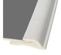 Door Strip Threshold Transition Strip 5/4/3/2/1 M Long Carpet Trim Strip Floor Edge Guard Strip, Transition Strip for Between Carpet, Vinyl Flooring, and Concrete, Flexible PVC
