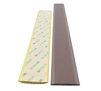 Door Strip Threshold Transition Strip Anti-Skid Stairs Treads Strips with Adhesive Backing, PVC Non-Slip Tape for Steps, 1.57 inch Wide Floor Transition Strip for Gaps