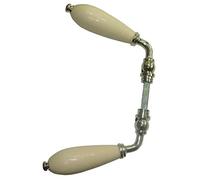 DOOR TOOLS Béquille Double AMBAZAC porcelaines de Limoges Beige