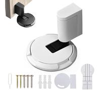 Door Wedge Stopper, No Drill Invisible Doorstops for Inside Door, Heavy Duty Magnetic Doors Catch Holder to Keep Doors Open (A)