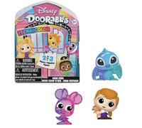 DOORABLES Disney, Coffret Mini Peek avec 2 ou 3 Figurines Surprises, Série Technicolor, 60 Nouveaux Personnages à Collectionner, Modèles aléatoires, Jouets pour Enfants à partir de 5 Ans, DRB19