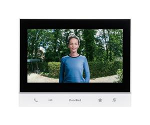 DoorBird A1103T Station intérieure vidéo IP White Edition | Unité intérieure pour interphone vidéo IP avec écran, Wi-FI, LAN