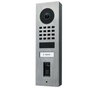 DoorBird D1101FV Téléphone d'entrée vidéo IP en saillie avec lecteur d'empreintes digitales