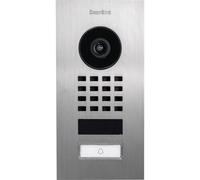 DoorBird D1101V Unterputz Interphone vidéo IP Wi-Fi, Ethernet Station extérieure acier inoxydable V2A (brossé)