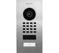 DoorBird D1101V Unterputz Interphone vidéo IP Wi-Fi, Ethernet Station extérieure acier inoxydable V2A (brossé)