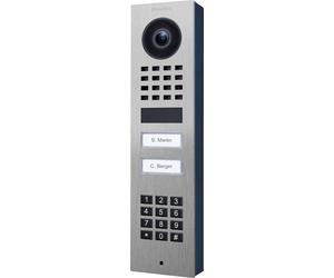 DoorBird D1102KV AP Interphone Bluetooth, Wi-Fi, Ethernet Station extérieure acier inoxydable V2A (brossé)