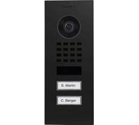 DoorBird D1102V UP Interphone Bluetooth, Wi-Fi, Ethernet Station extérieure noir graphite (satiné mat)
