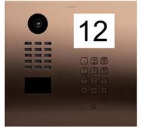 DoorBird D2101IKH Interphone vidéo IP Ethernet Station extérieure acier inoxydable V2A (brossé), Bronze