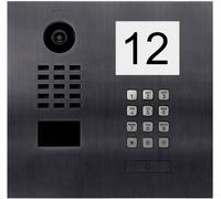 DoorBird D2101IKH Interphone vidéo IP Ethernet Station extérieure acier inoxydable V2A (brossé), Titane