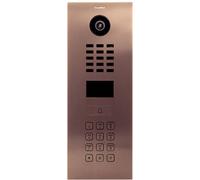 DoorBird D2101KV Interphone vidéo IP Ethernet Station extérieure acier inoxydable V2A (brossé), Bronze