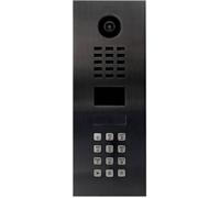 DoorBird D2101KV Interphone vidéo IP Ethernet Station extérieure acier inoxydable V2A (brossé), Titane