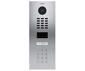 DoorBird D2101KV Station de porte vidéo IP avec 1 bouton d'appel et module de clavier
